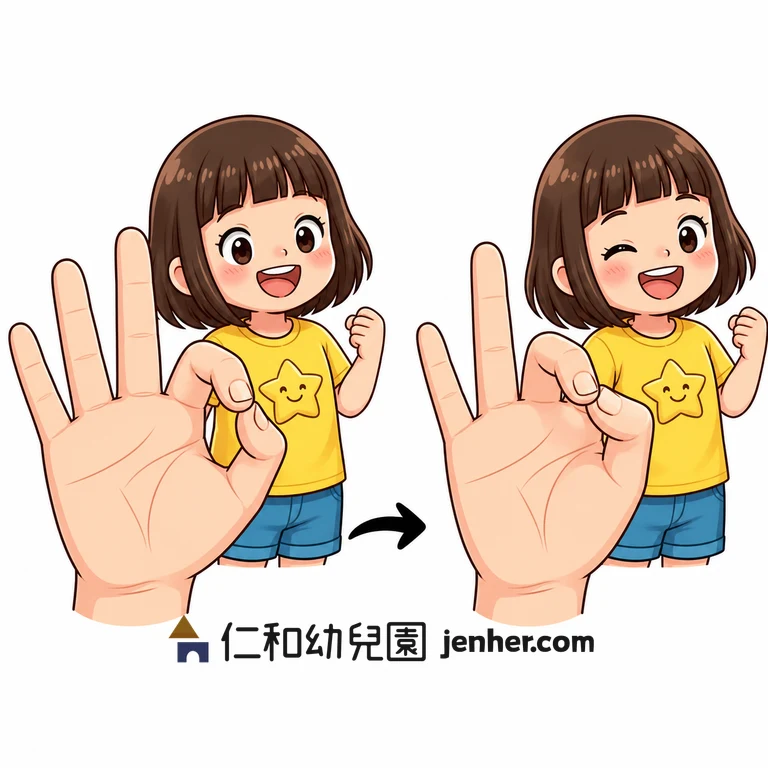 アクティビティ 17-2: 指先トントン点名タッチ